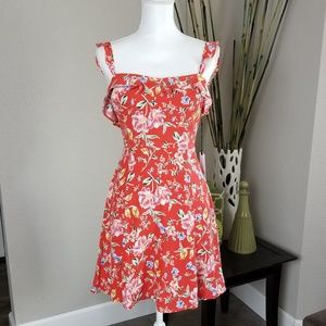 Astr the Label fit and flare minidress